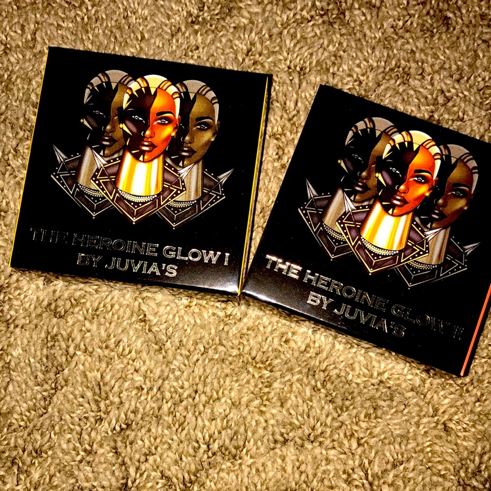 Juvias Place Heroine Glow 1 & 2  brand new.